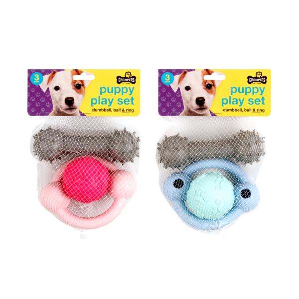 3 Pack Puppy Play Set