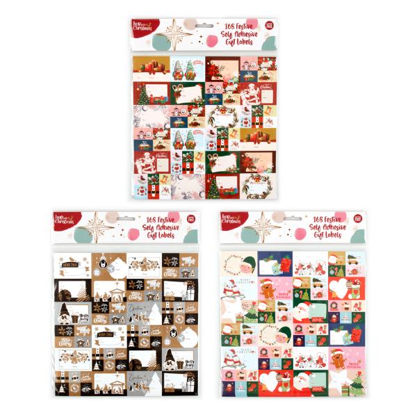 168 Pack Christmas Gift Labels