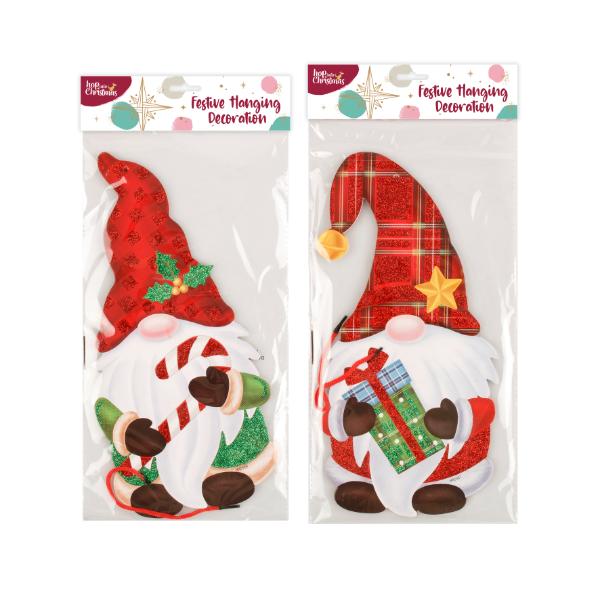 Christmas Paper Eva Glitter Hanging Decoration