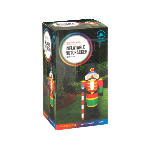 Led Inflatable Nutcracker - 120cm