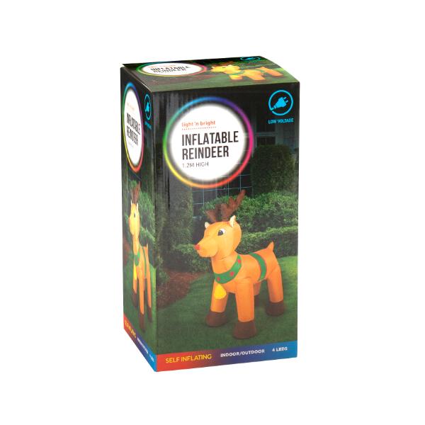 Led Inflatable Reindeer - 120cm