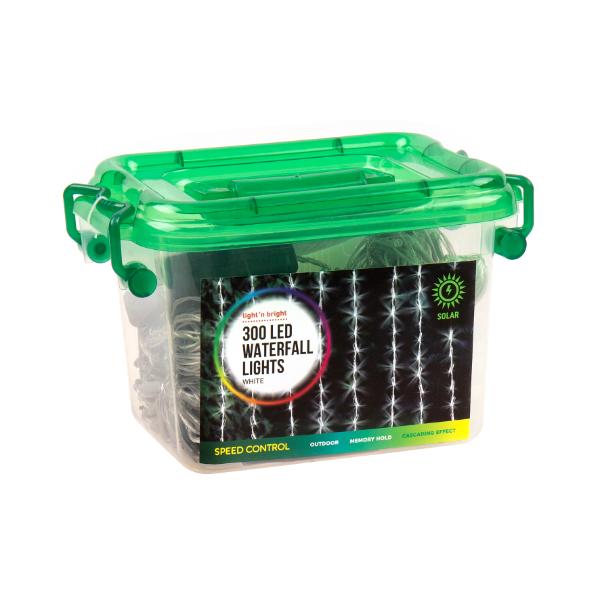 300 White Led Speed Control Waterfall Lights