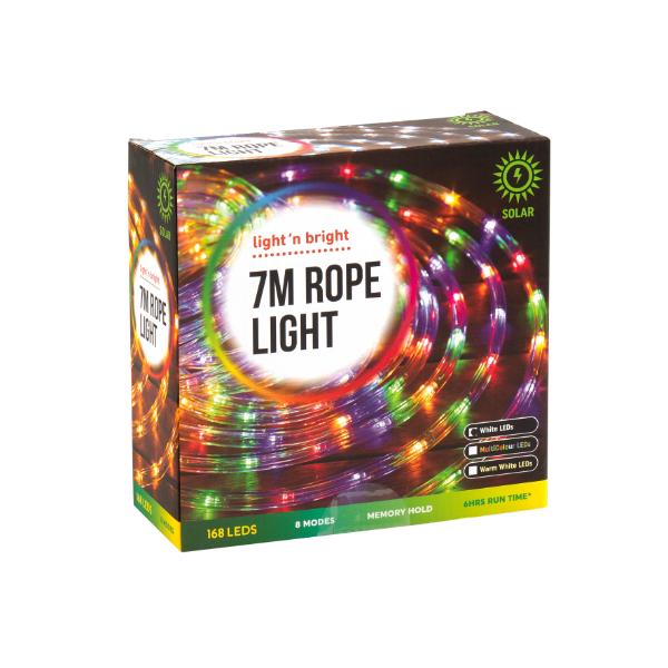 168 White Led Rope Lights - 700cm