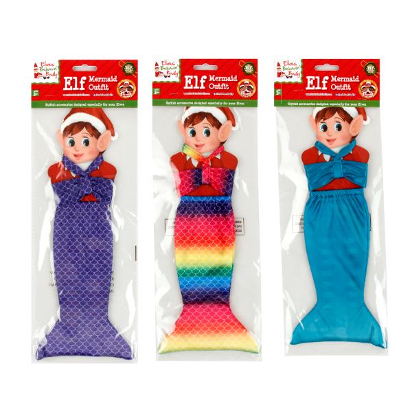 Christmas Elf Mermaid Outfit