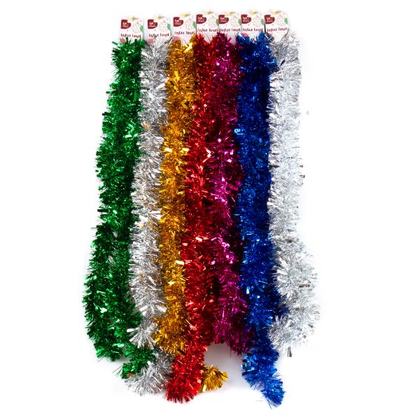 Assorted Christmas Tinsel - 200cm