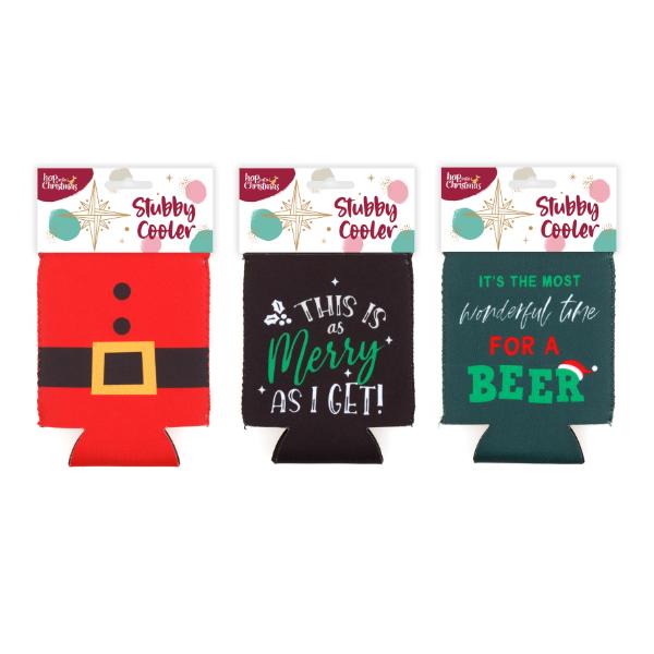 Christmas Stubby Beer Holder