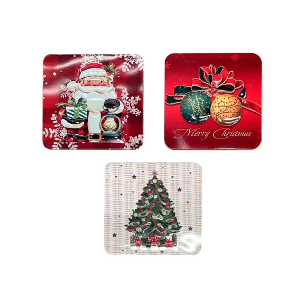 Christmas Mini Metal Gift Box - 11.6cm x 9cm x 1.5cm
