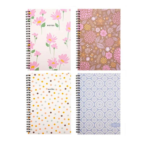 Feminine Spiral A5 Notebook