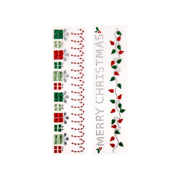 Xmas Gemstone Stickers