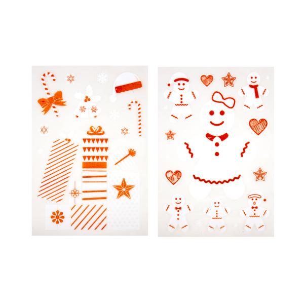 Christmas Window Stickers - 30cm x 44cm