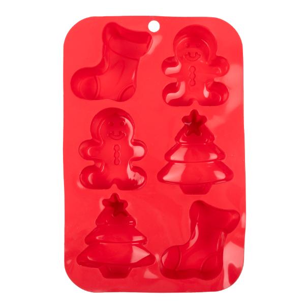 Christmas Silicone Mould Chocolate - 26cm x 17cm