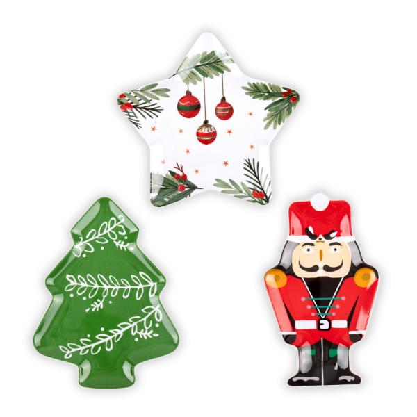 Christmas Melamine Plate - 26.5cm x 28cm