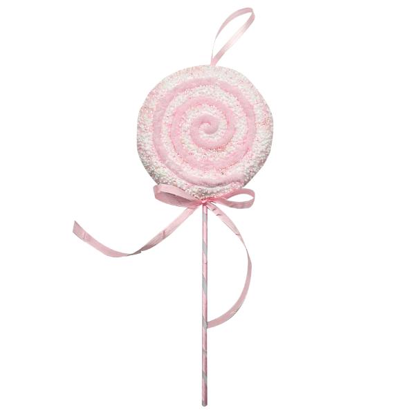 Christmas Pink Candy Lollipop Tree Ornament Decoration - 35cm