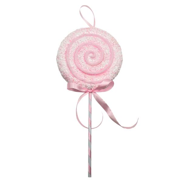 Christmas Pink Candy Lollipop Tree Ornament Decoration - 42cm