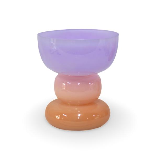 Miss Candy Decorative Glass Vase - 18cm x 20cm