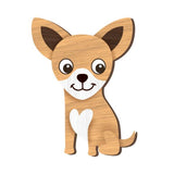 Load image into Gallery viewer, I Love My Chihuahua - Handmade Magnet
