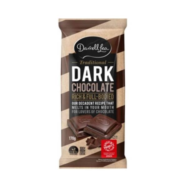 Darrell Lea Traditional Dark Chocolate - 170g