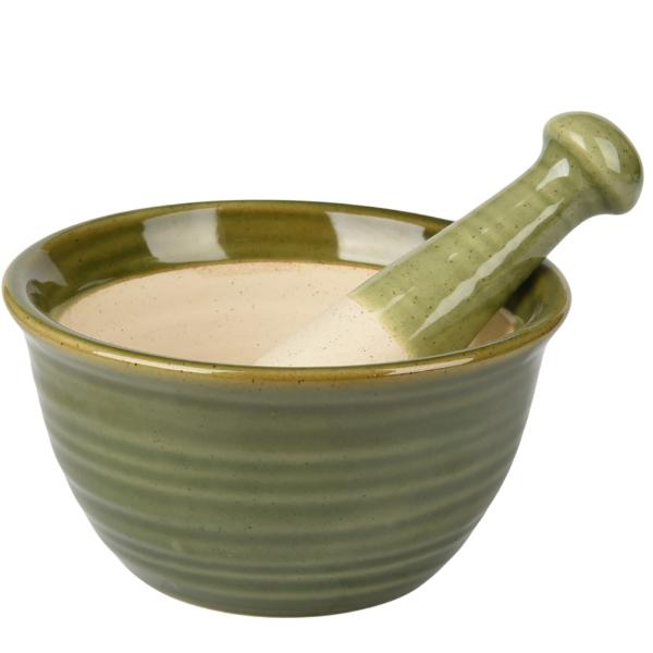 Olive Morter & Pestle