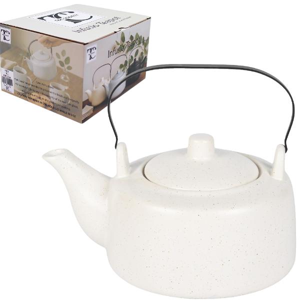 White Infusio Teapot - 1200ml