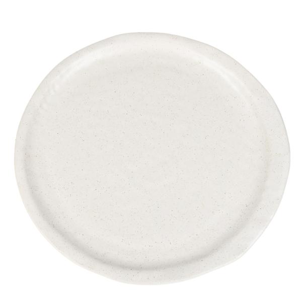 White Cirqua Round Plate - 36cm