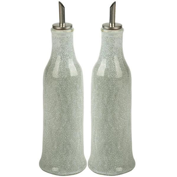 Green Oil & Vinegar Set