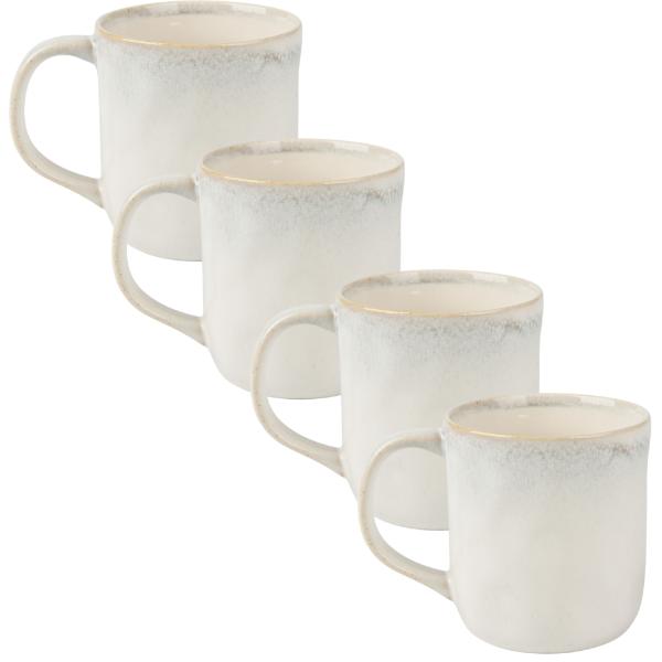 4 Piece Frost Mirth Mugs - 350ml