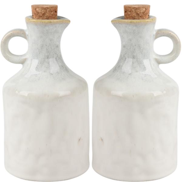 2 Piece Frost Oil Jars - 450ml