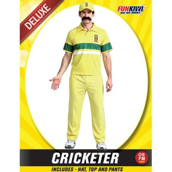 Mens Deluxe Cricketer Costume