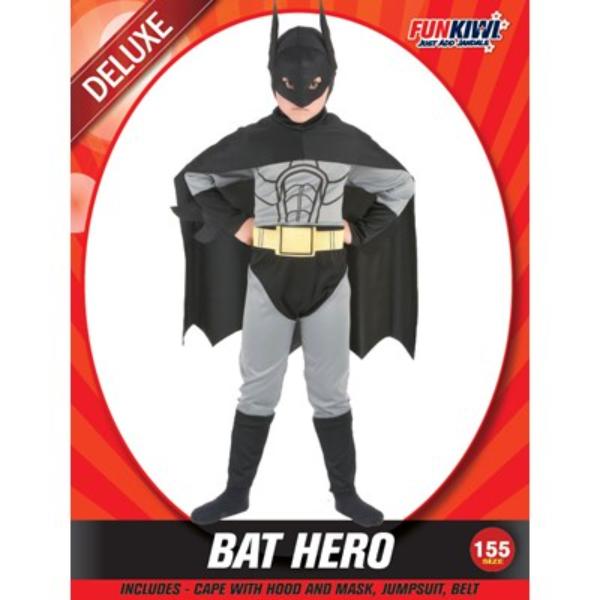 Boys Deluxe Bat Hero Costume - 155cm