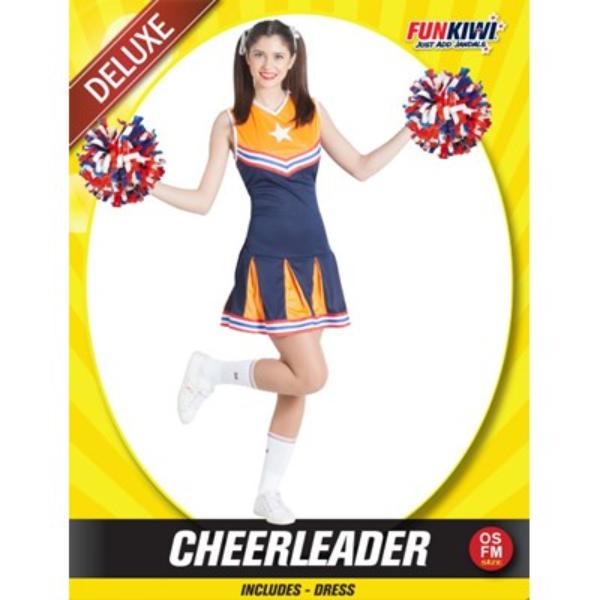 Orange Cheerleader Costume