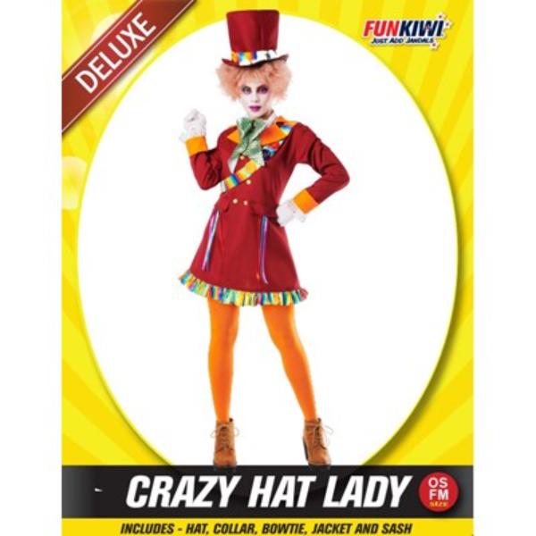 Crazy Hat Lady Costume