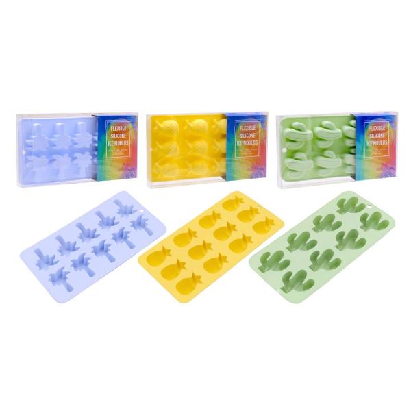 Flexible Tropical Silicone Ice Moulds