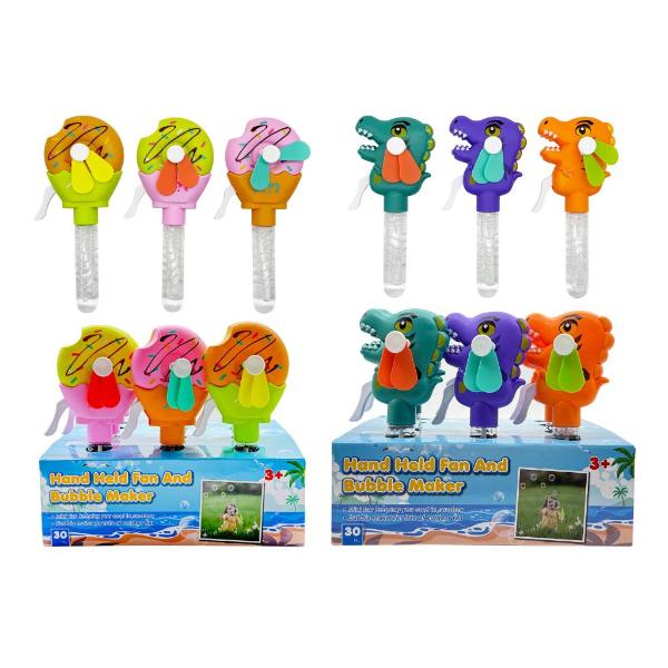 Hand Held Fan & Bubble Maker