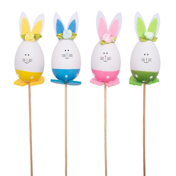 2 Pack Assorted Bunny Egg Pick