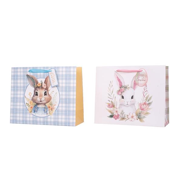 Assorted Medium Easter Horizontal Gift Bag - 26cm x 32cm x 12.7cm
