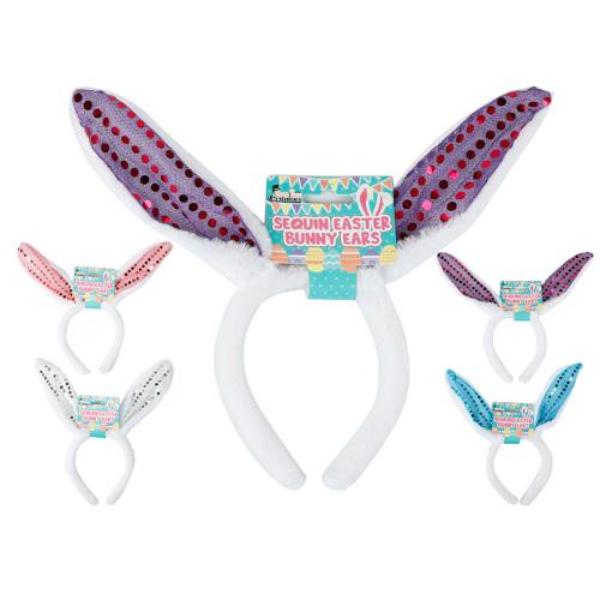 Easter Sequin Ears - 30cm