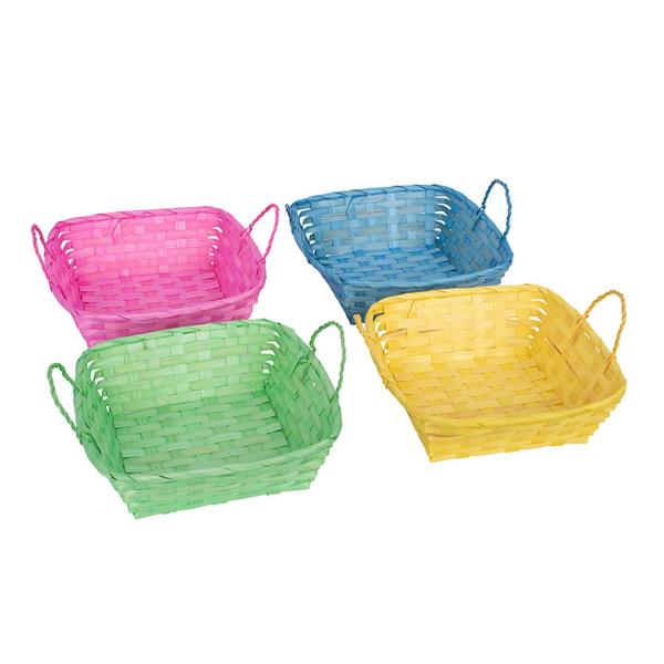 Assorted Easter Baskets - 26cm x 25cm x 8.5cm