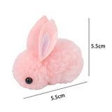 Load image into Gallery viewer, 4 Pack Easter Fur Bunnies - 5cm x 5cm
