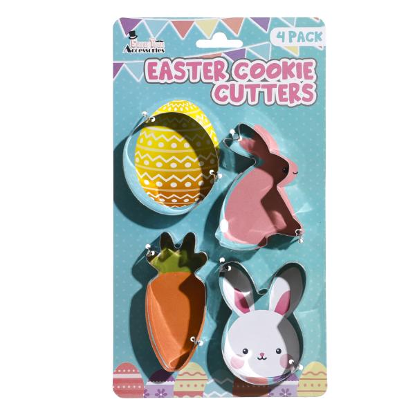 4 Pack Easter Cookie Cutters