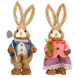 Load image into Gallery viewer, Easter Boy Or Girl Rabbit Straw - 35cm
