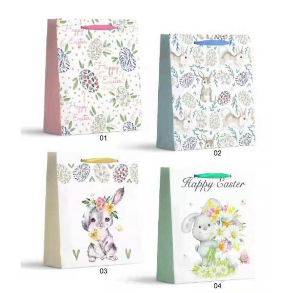 Large Easter Glitter Bag - 26cm x 32cm x 10cm