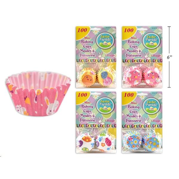 100 Pack Easter Baking Cups - 3cm
