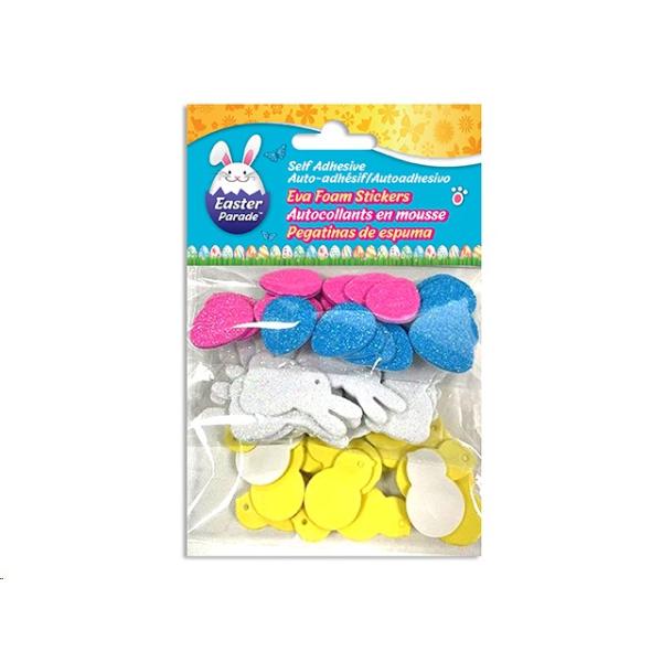 56 Pack Easter Eva Foam Stickers - 12g