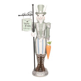 Load image into Gallery viewer, POLYRESIN NUTCRACKER BUNNY 23.5X12X65CM
