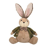 Load image into Gallery viewer, Fabric Sitting Bunny - 24cm x 14cm x 38cm
