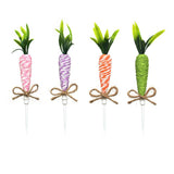 Load image into Gallery viewer, 4PK 11CM CARROT CAKE TOPPER

