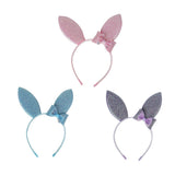 Load image into Gallery viewer, 3A BUNNY EAR HEADBAND LAVENDER, BLUE, PINK
