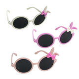 Load image into Gallery viewer, 3A GIRLS BUNNY GLASSES PINK, WHITE, TAUPE
