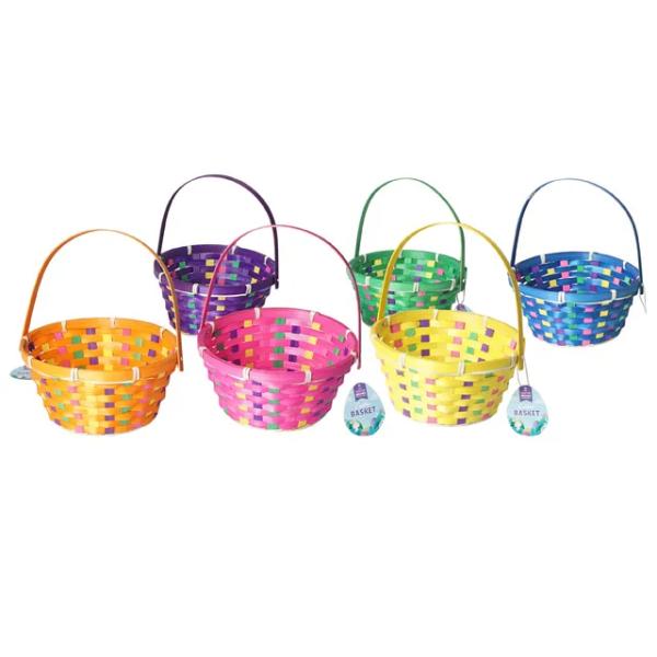 Easter Woven Basket Checkers - 20cm x 10cm x 25cm