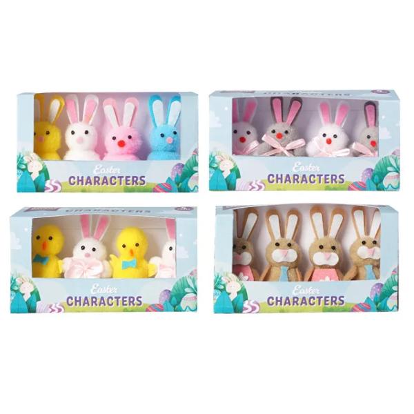 4 Pack Easter Small Bunny Chick